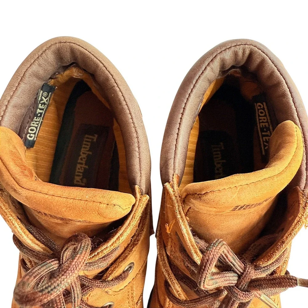 Timberland Women's Boots Brown Waterproof GoreTex‎ Leather Vintage Size 9.5M